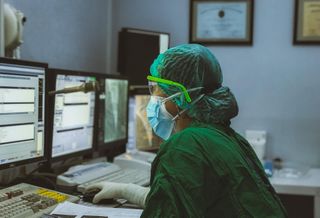medical office stock photo