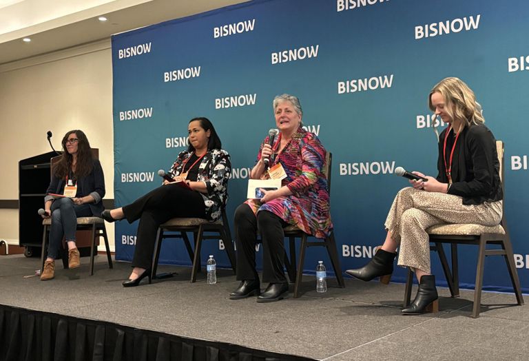 Sullivan & Worcester's Jennifer Schultz, Wentworth Institute of Technology's Johanna Sena, MIT's Sarah Gallop and Stantec's Kate Ryan.