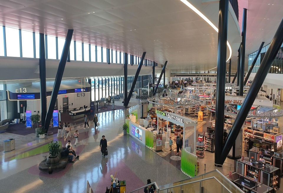 Terminal E at Boston Logan International Airport.