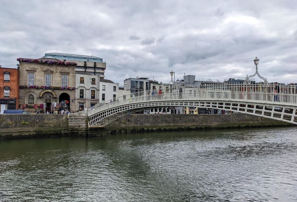 Bridge over River Liffey in Dublin