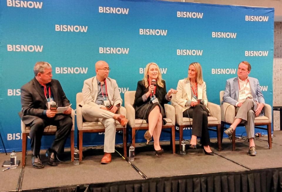 Panelists at the Dallas-Fort Worth Bisnow Multifamily Annual Conference.