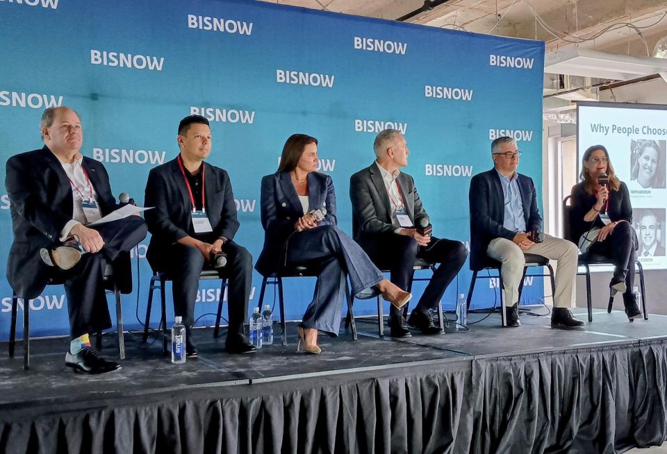 A panel at Bisnow's DFW State of the Market event.