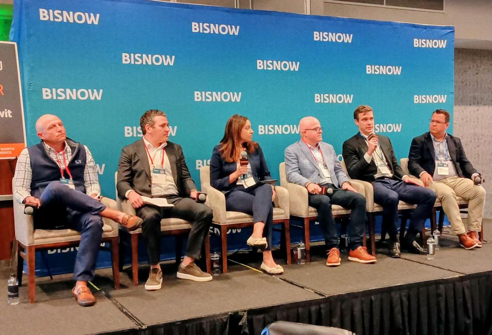 Panelists at the Dallas-Fort Worth Bisnow Multifamily Annual Conference.