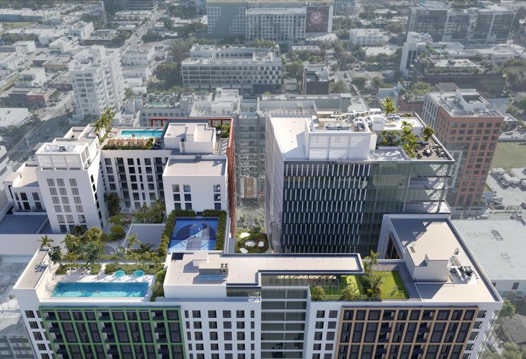 Wynwood Plaza Roof mixed-use development in Miami