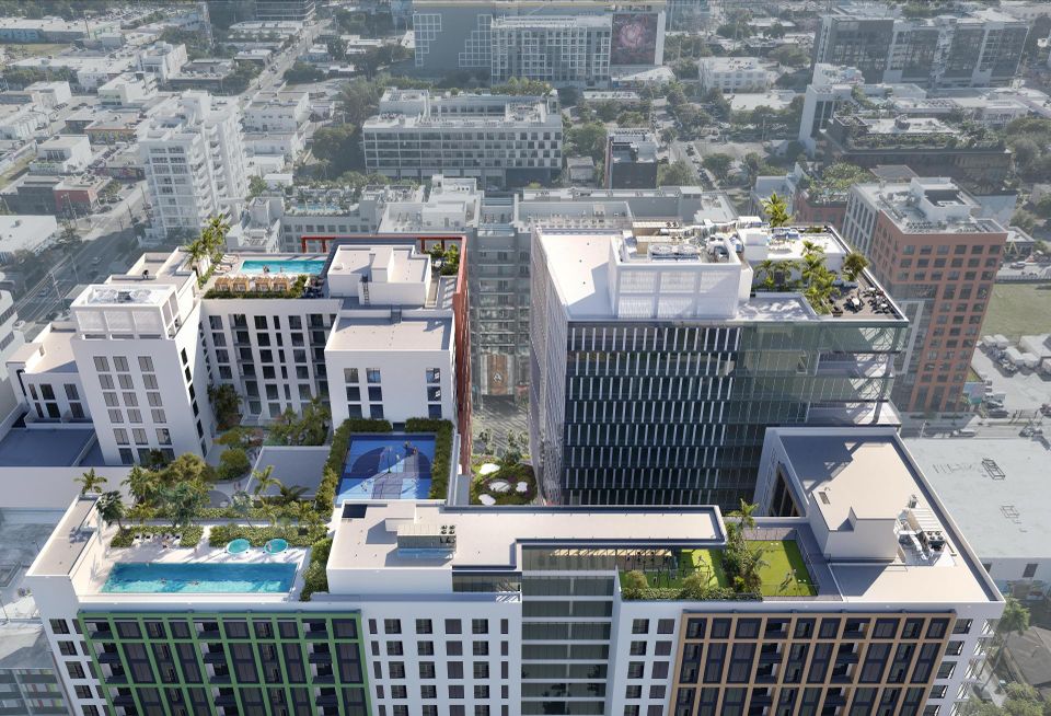 Wynwood Plaza Roof mixed-use development in Miami
