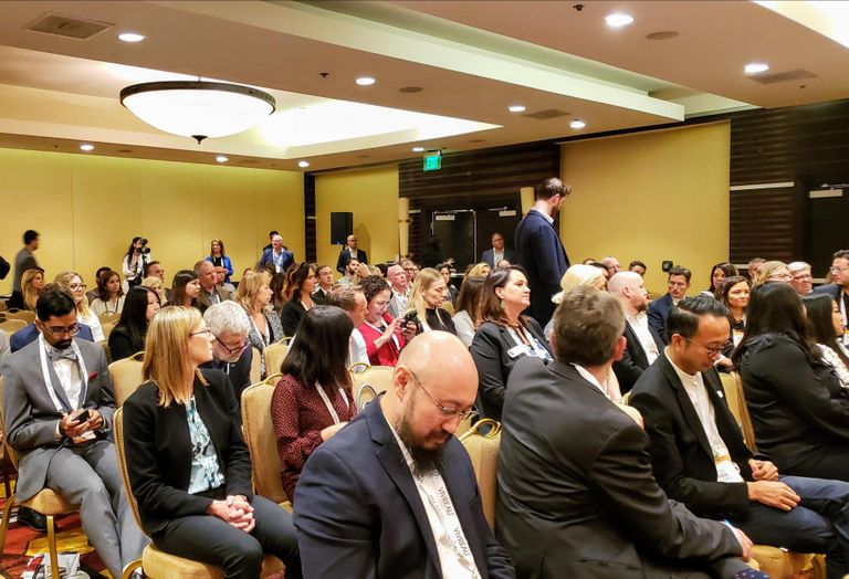 More than 200 people attended Bisnow's Architecture and Design Summit at the LA Grand Hotel in downtown Los Angeles.