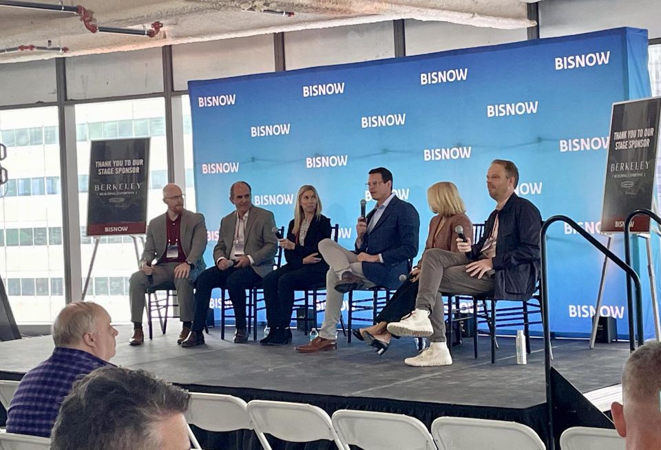 HFA's Aksel Solberg, Arch Amenities Group's Mark DePiero, Berkeley Investments' Elizabeth Mahoney, The Procopio Cos.' Michael Procopio, Winn Cos.' Lynn Bora and Stantec's Louis Kraft.