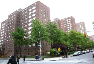 The Frederick Douglass Houses, a public housing project in the Manhattan Valley neighborhood on the Upper West Side.