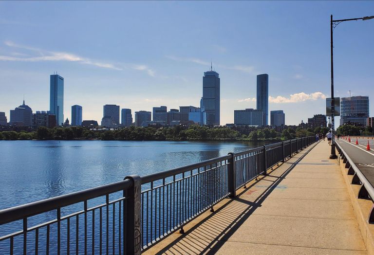 Back Bay skyline.