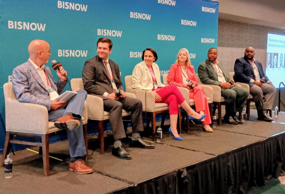 Panelists at the Dallas-Fort Worth Bisnow Multifamily Annual Conference.