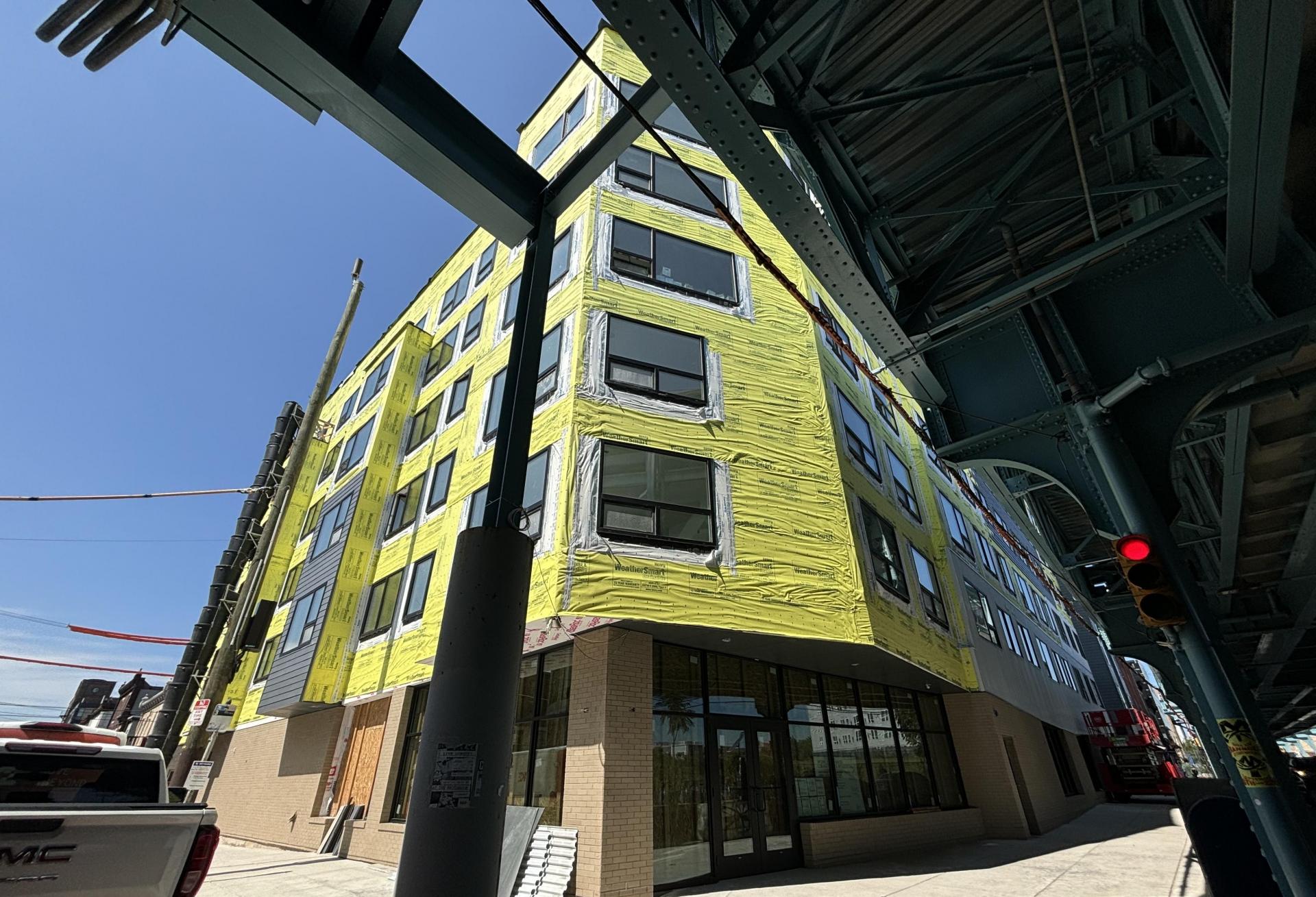 Mixed-use development at 1900 N. Front St. in Kensington, Philadelphia.