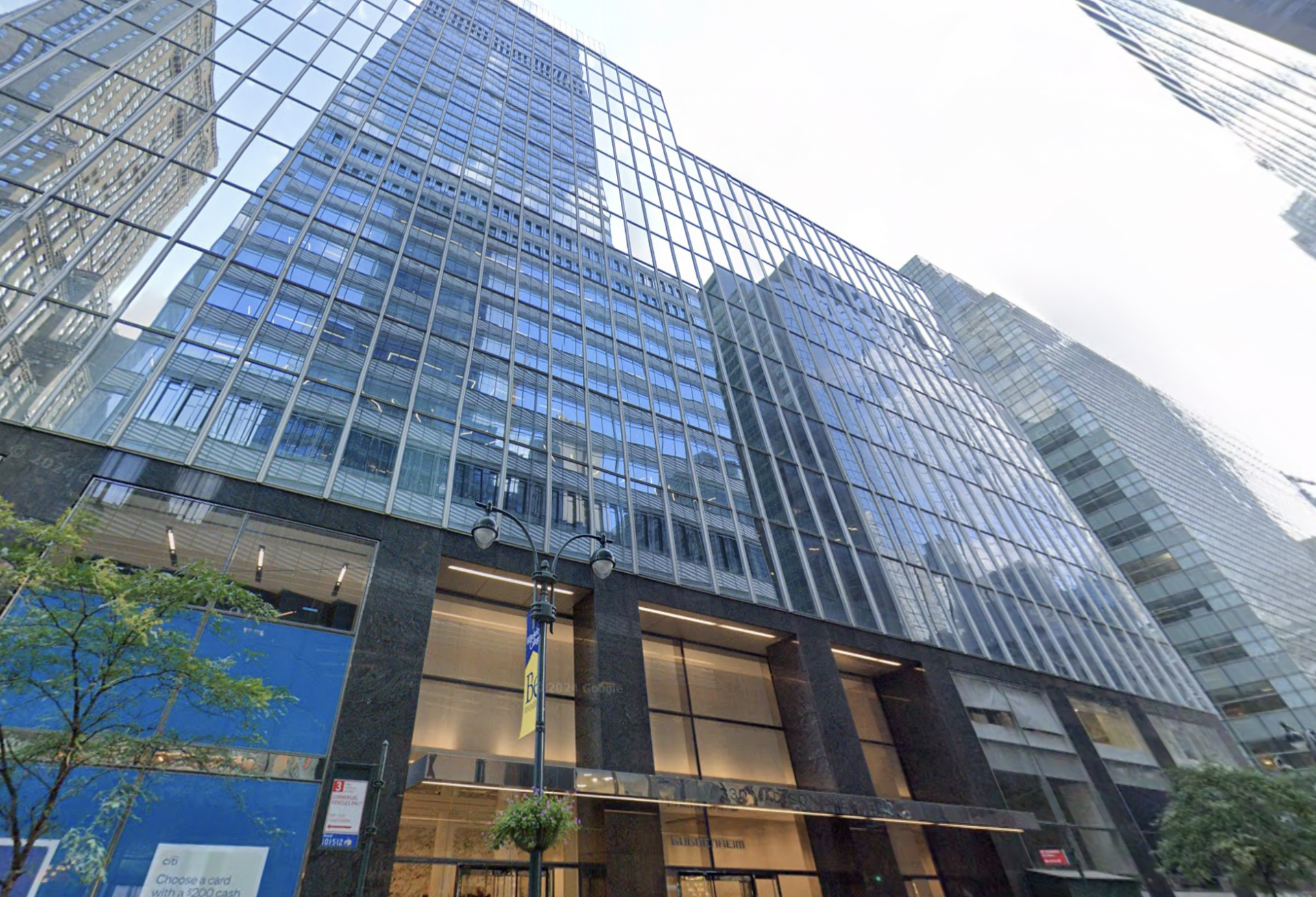 Munich Re's 330 Madison Ave., which is now 100% leased after hedge fund Guggenheim Partners' expansion.