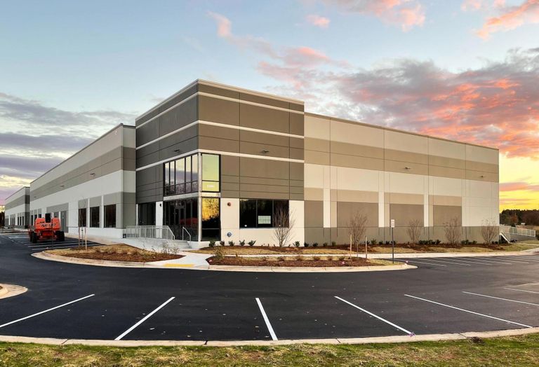 The Gateway 28 industrial building developed by Foulger-Pratt and located at 22900 Indian Creek Drive in Sterling, Virginia