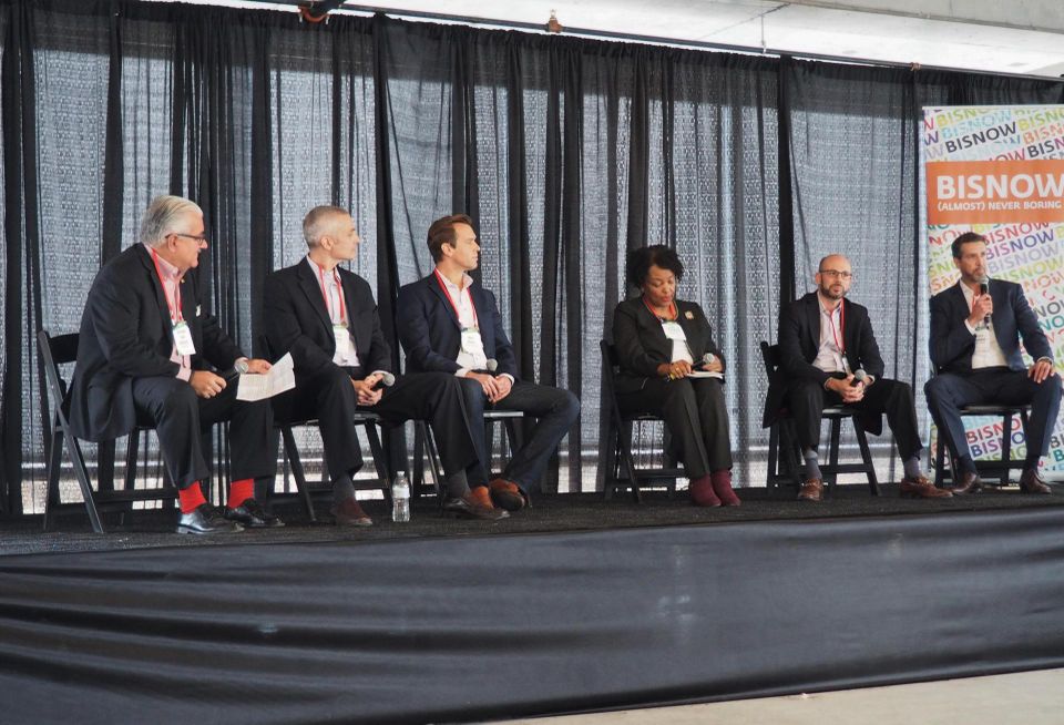 EagleBank Senior Executive Vice President and President of Commercial Banking Tony Marquez, Equilibrium President Jason Rifkin, Scheer Partners Senior Vice President Matthew Brady, Montgomery County Planning Board Commissioner Tina Patterson, GlenLine Investments Founder Scott Nudelman, JLL Mid-Atlantic Life Sciences Co-Lead Peter Briskman