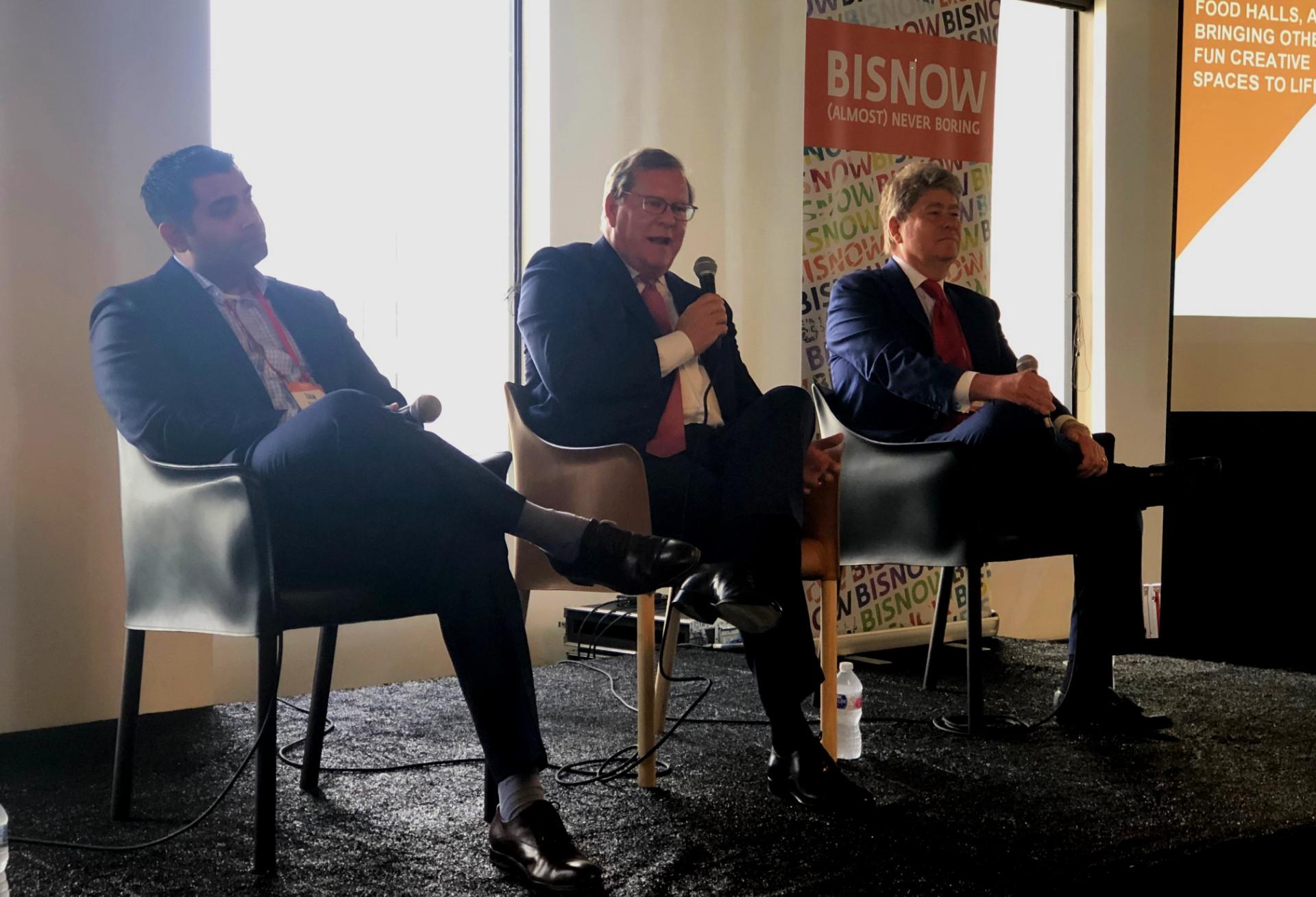 Lionstone Vice President Zain Sayed, Cushman & Wakefield Executive Vice Chairman Tim Relyea, Transwestern Executive Vice President David Baker
