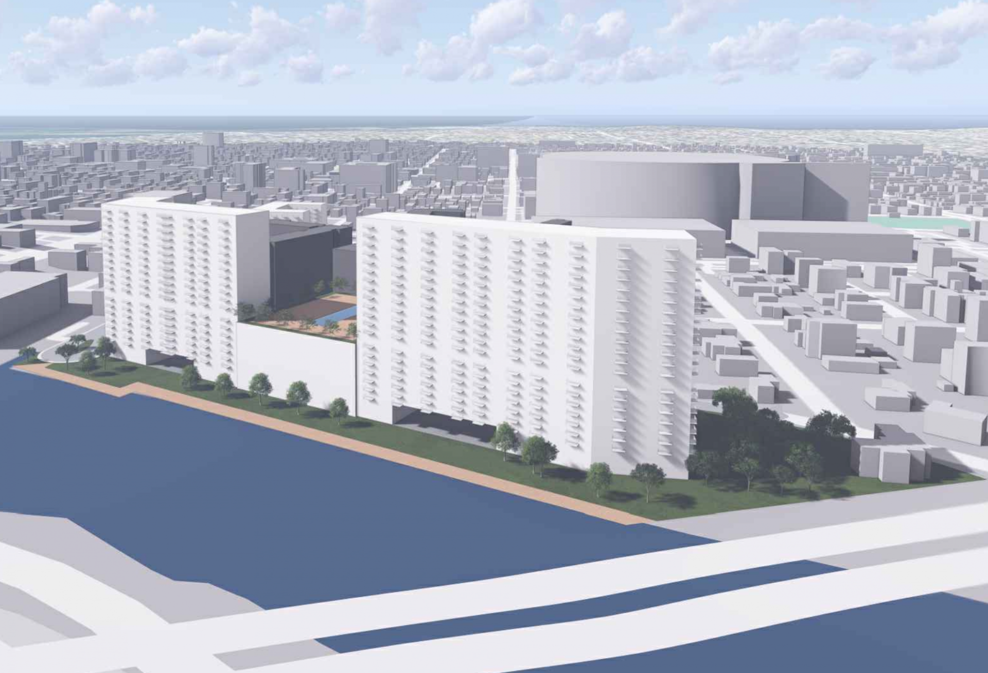 Proposed expansion at Haley Sofge Towers in Little Havana Miami