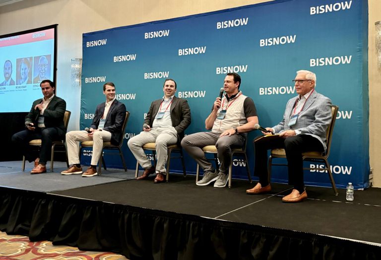 Northland's Santo Dettore, Redgate's Michael Kenary, TruAmerica Multifamily's Alex King, The Procopio Cos.' Michael Procopio and SAB Law's Stephen Buchbinder.