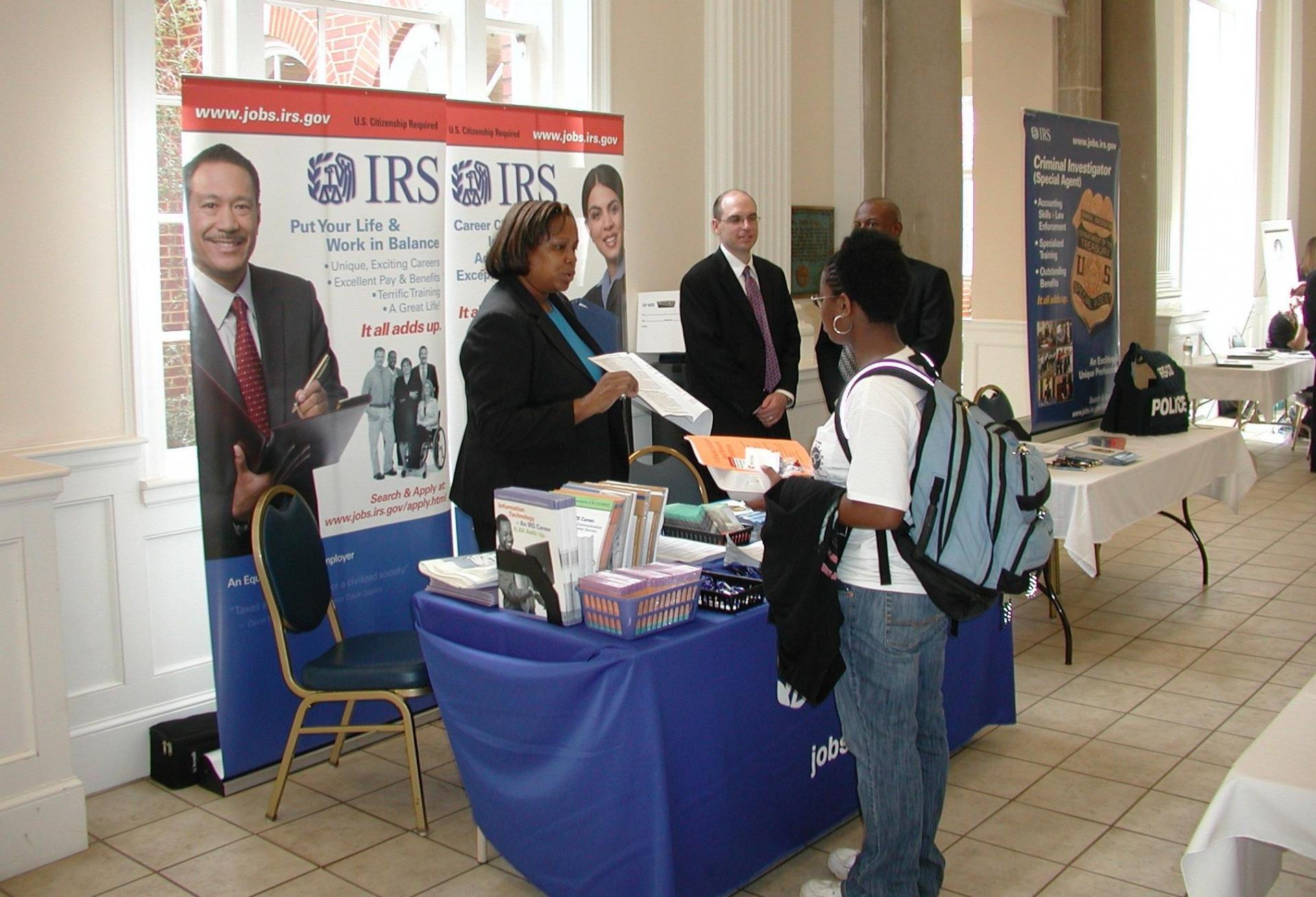 A career fair
