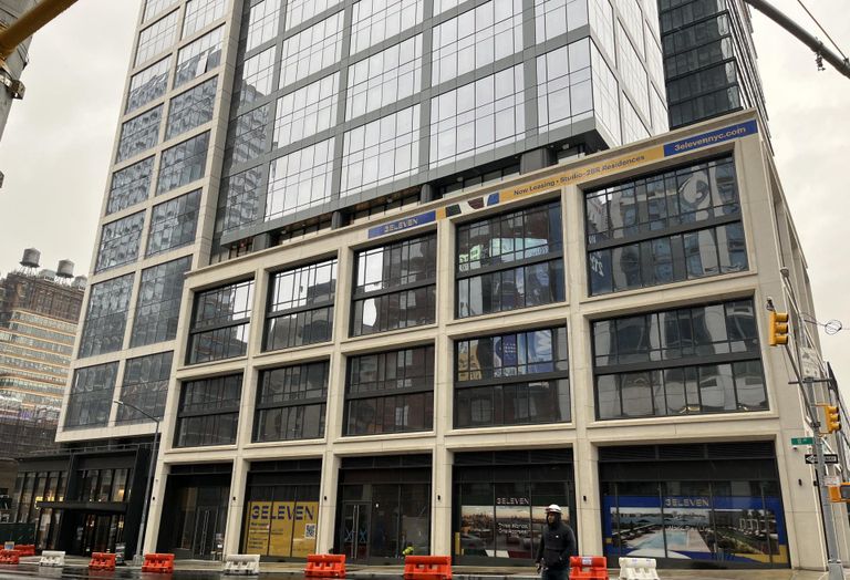 The base of 3eleven, located at 311 11th Ave. in West Chelsea.