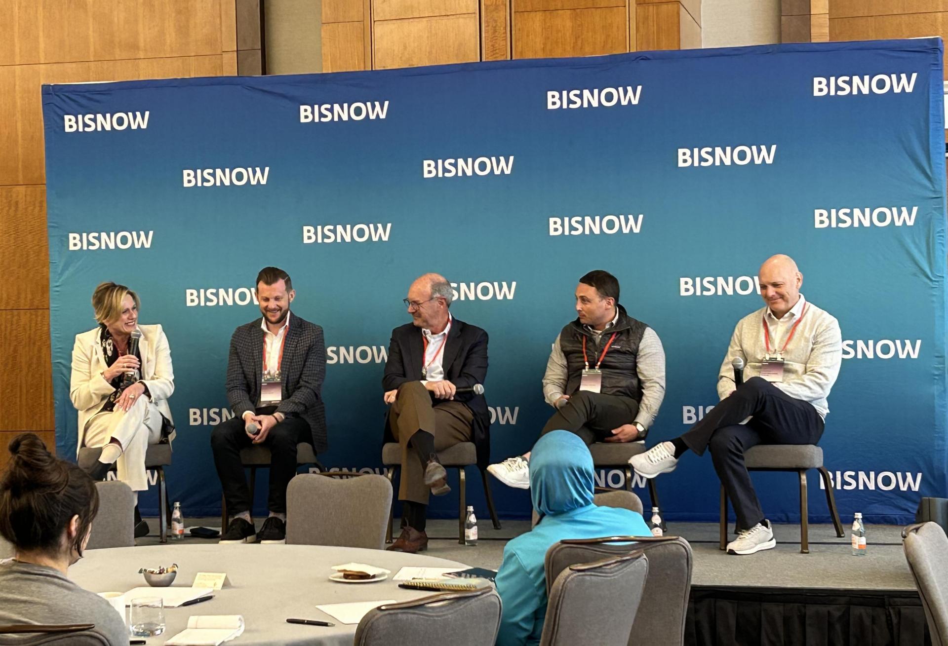Panelists speak at Bisnow's Denver Hospitality, Mixed-Use and Retail Summit