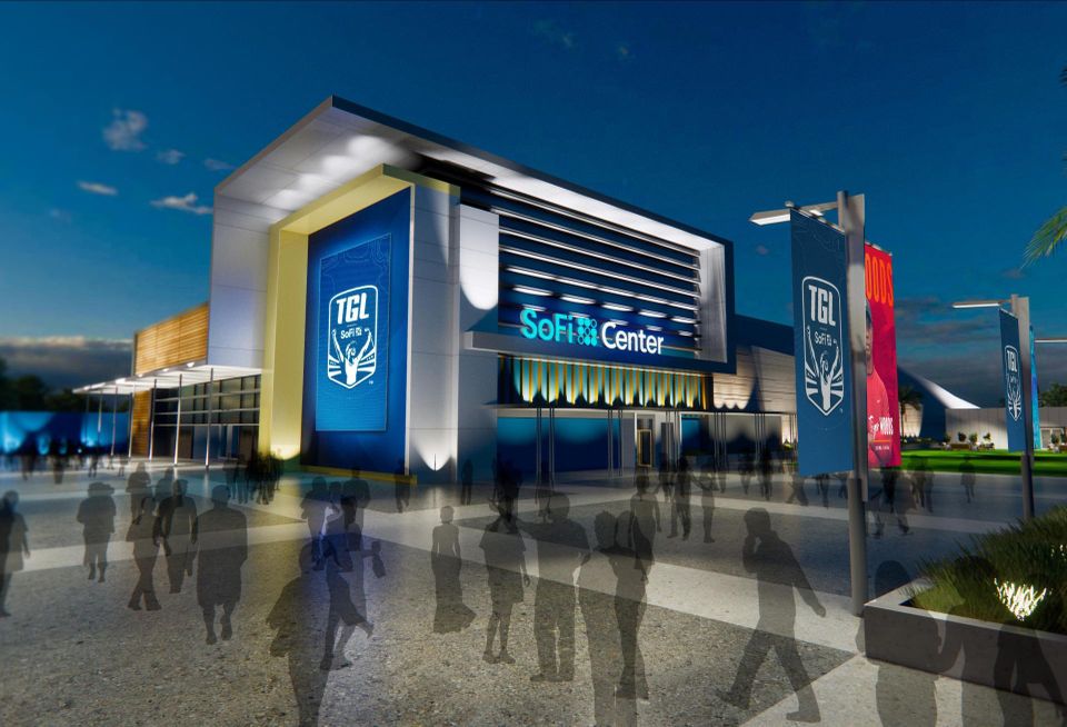 SoFi Center - TGL - TMRW Sports - Palm Beach State College - Exterior - Palm Beach Gardens