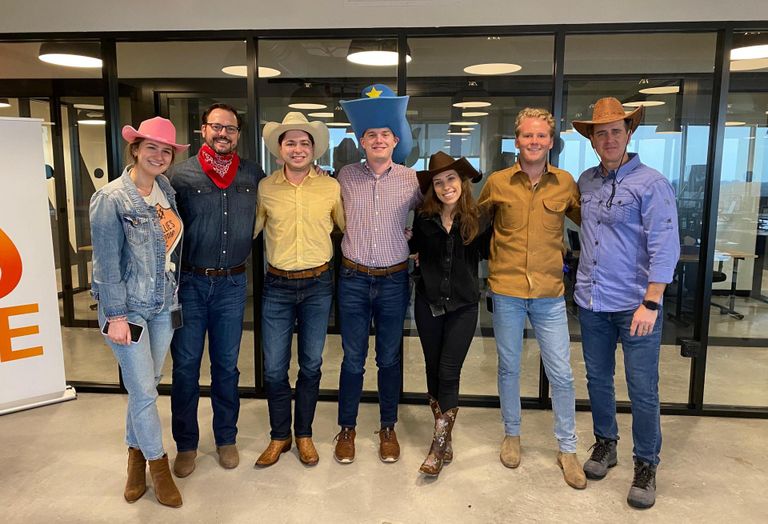 RefineRE founder and CEO Ryan Turner, second from the left, with colleagues 