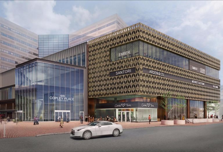 A rendering of Simon's plans to redevelop the Neiman Marcus store at Copley Place. 