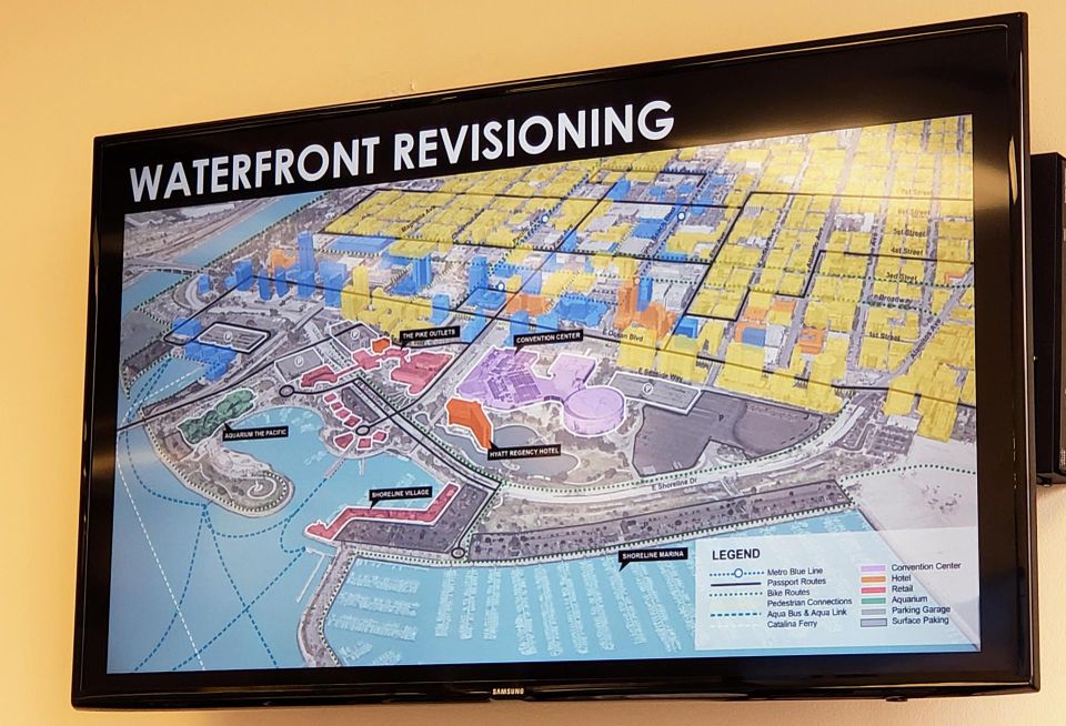 A look at on-going developments along the waterfront in Long Beach.