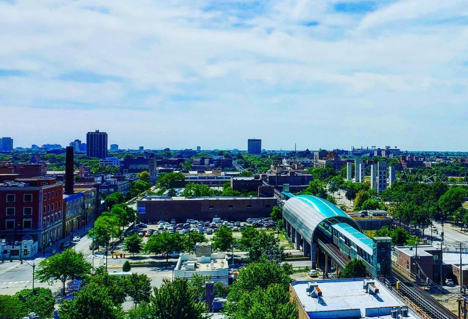 Commercial building roofs on Chicago's South Side