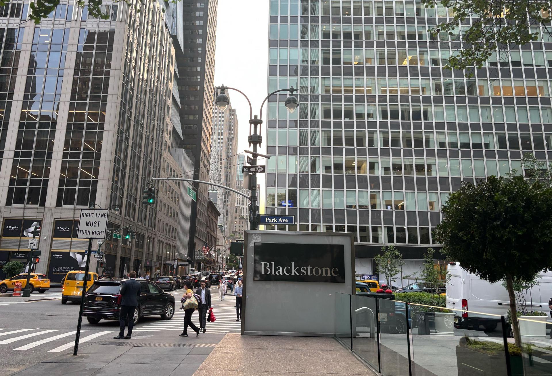 Blackstone's office at 345 Park Ave