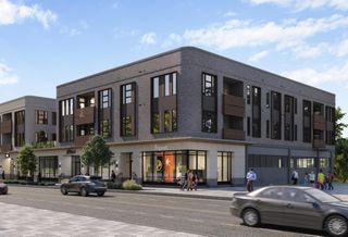 A rendering of the Tennyson Akin multifamily property