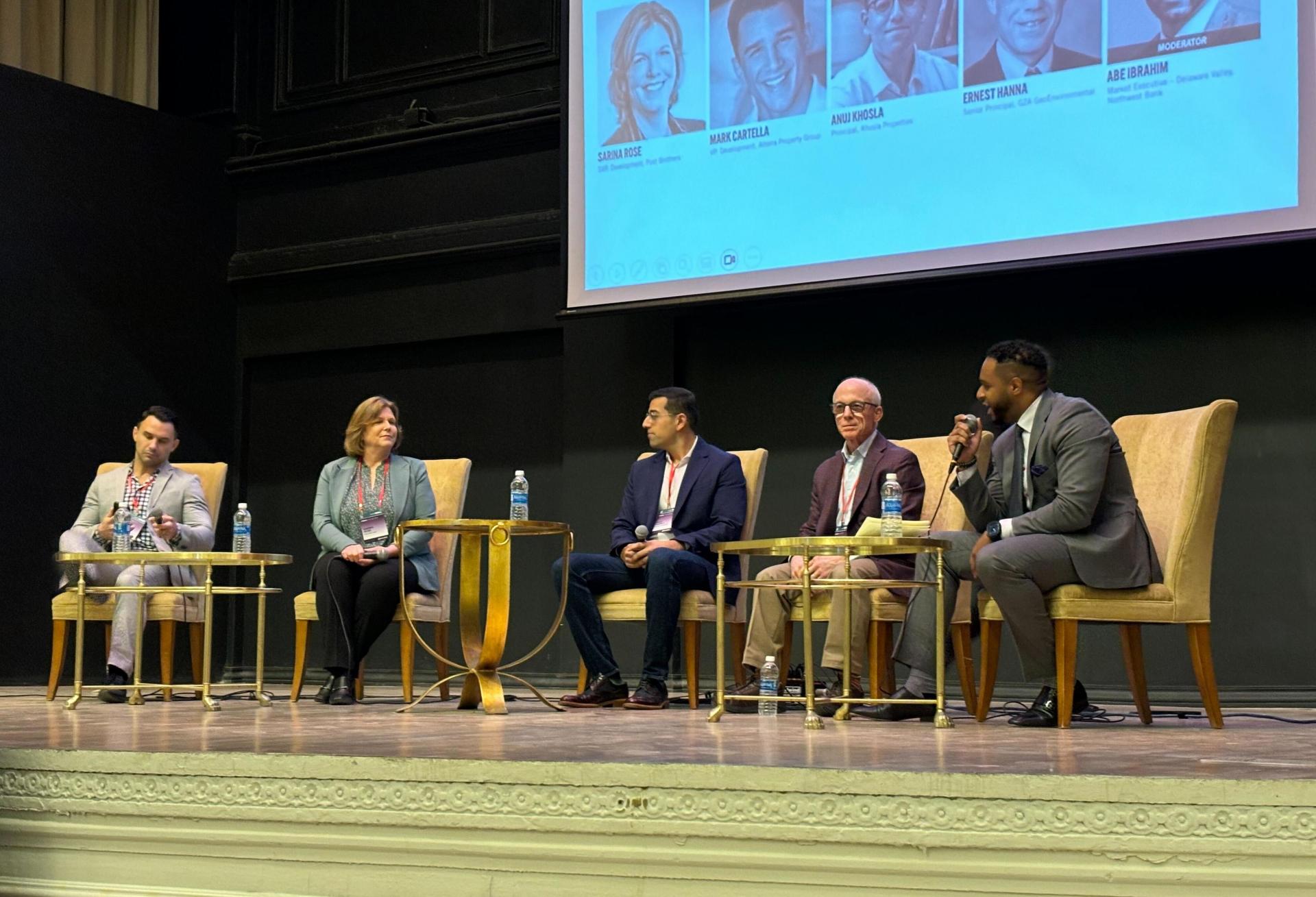 Sonya Swink's photos taken March 12 at the Bisnow Philadelphia Construction And Development Summit on CRE panel on bridging construction, development and innovation.