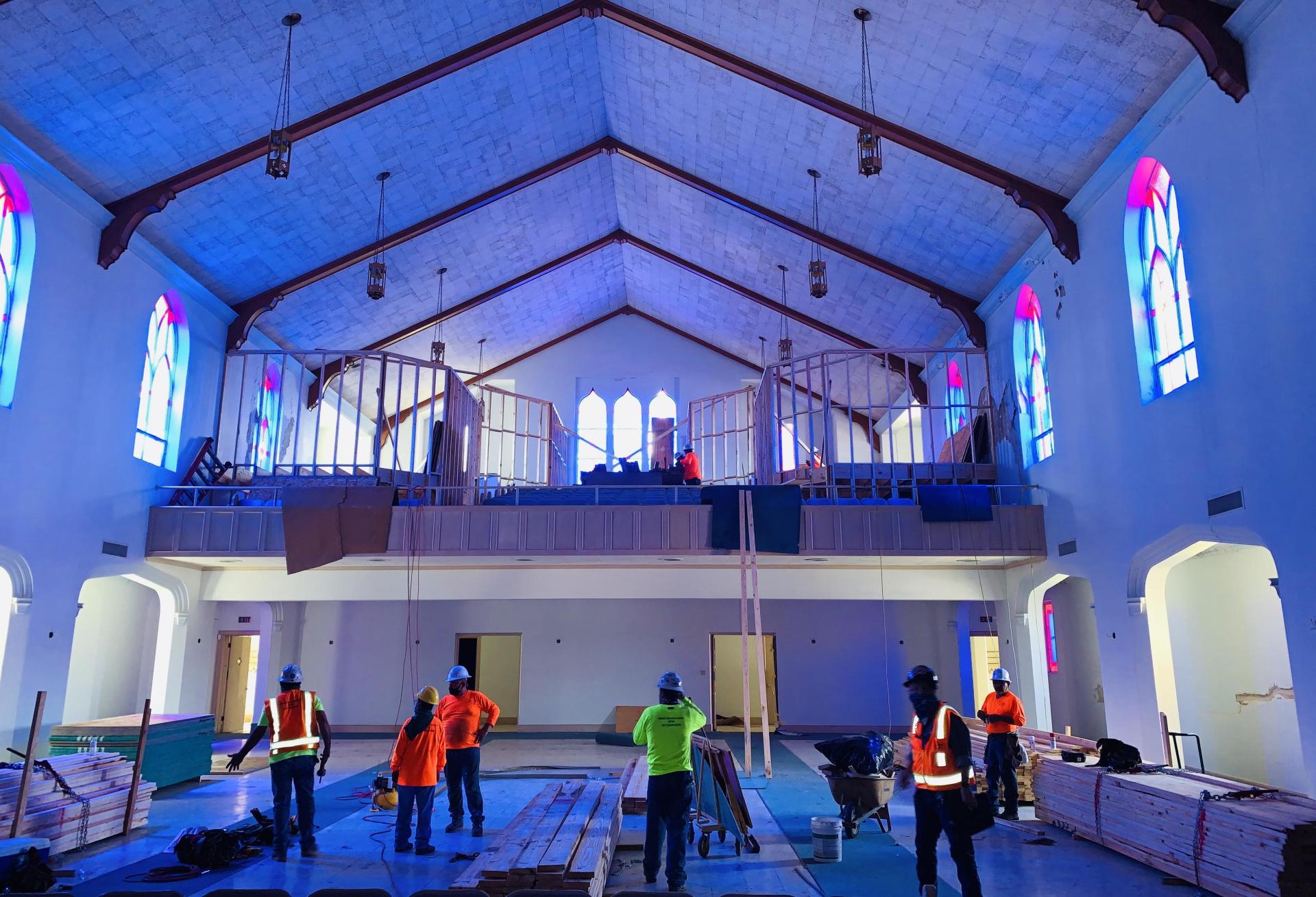 Renovated sanctuary