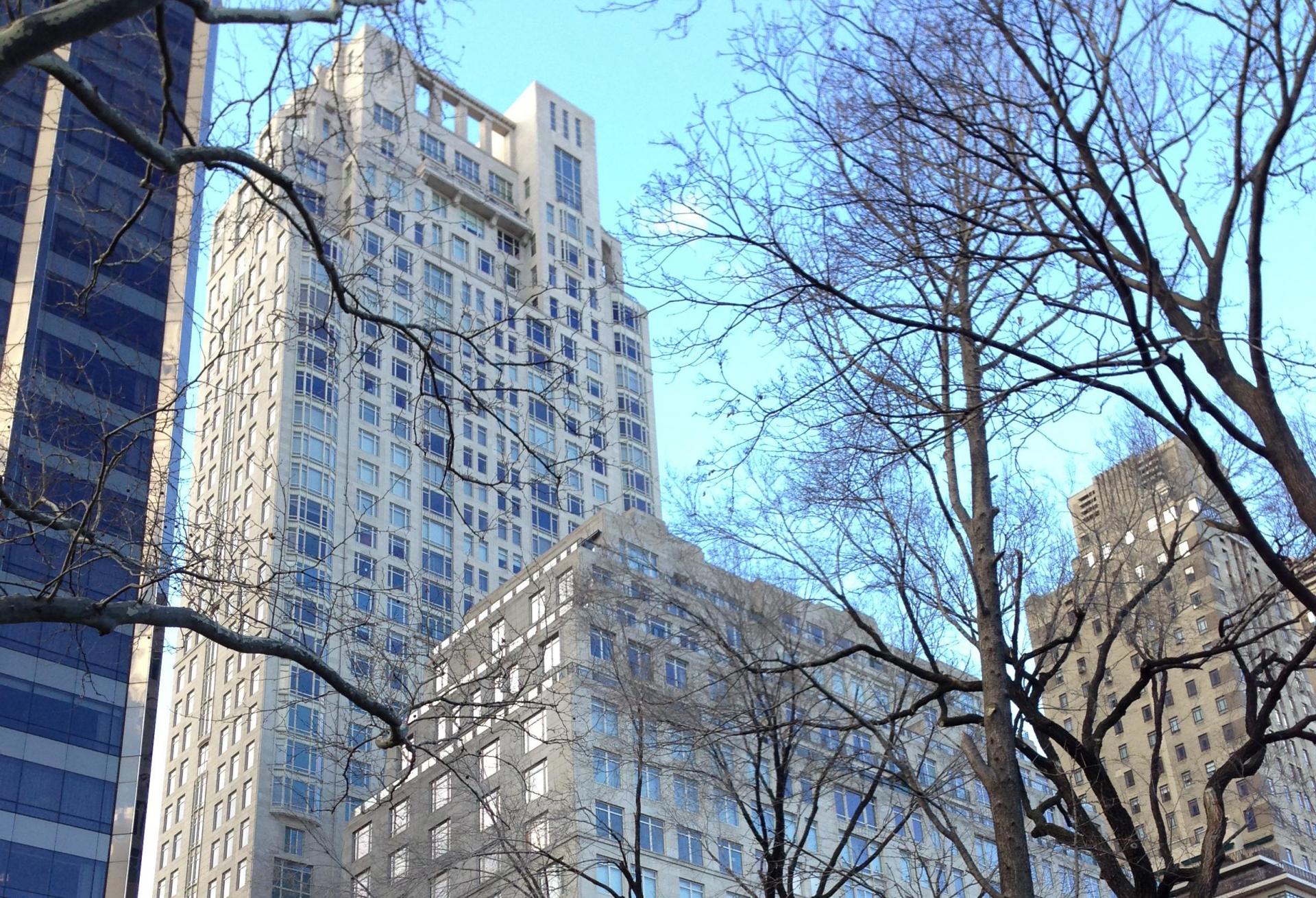 15 Central Park West, viewed from Central Park