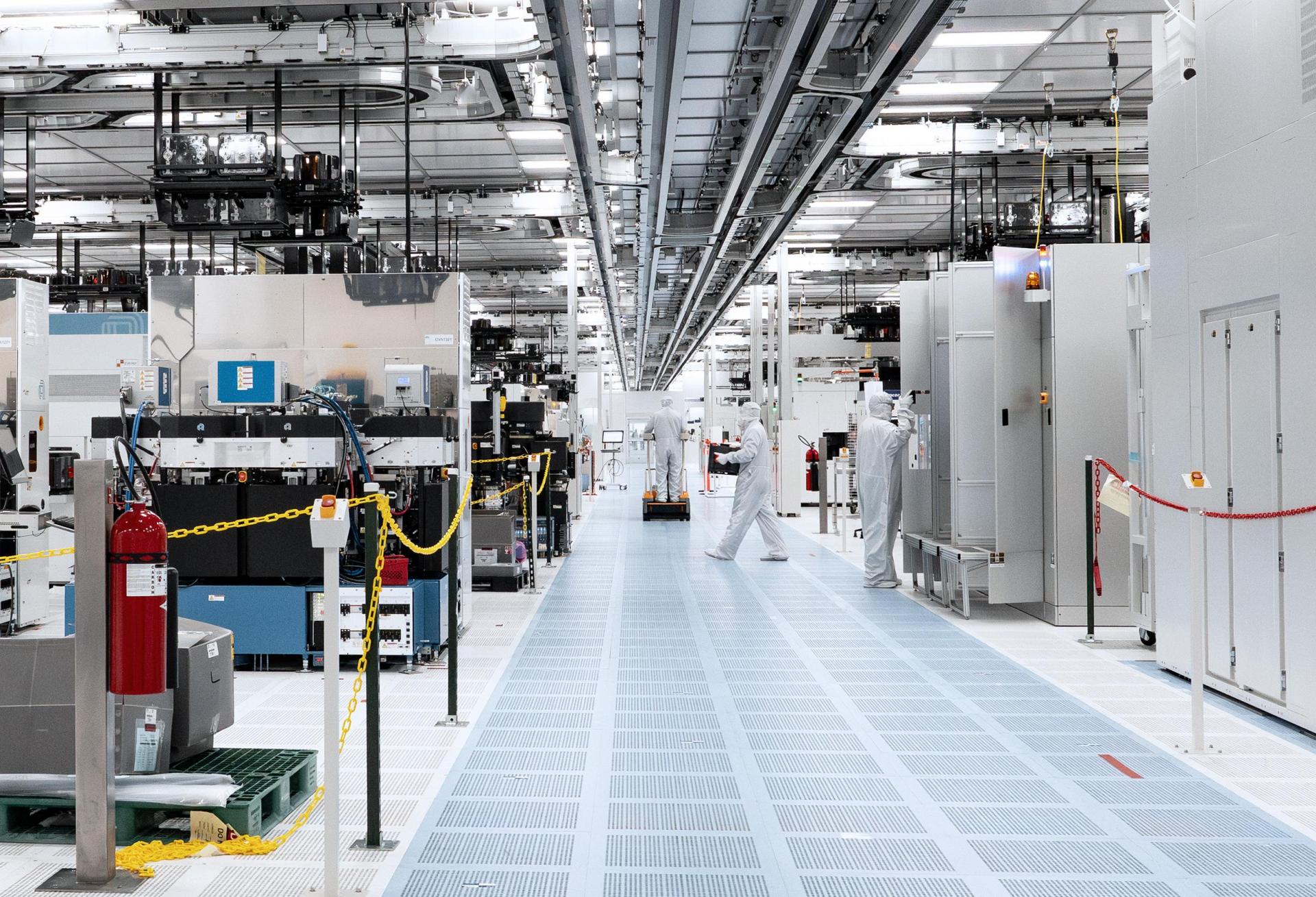 Texas Instruments' semiconductor manufacturing facility.