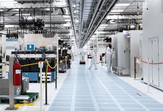 Texas Instruments' semiconductor manufacturing facility.