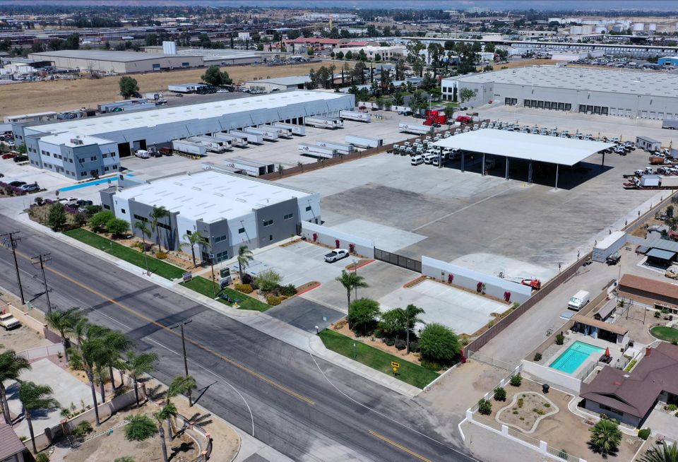 Industrial Outdoor Ventures' industrial maintenance building in Rialto, Calif.