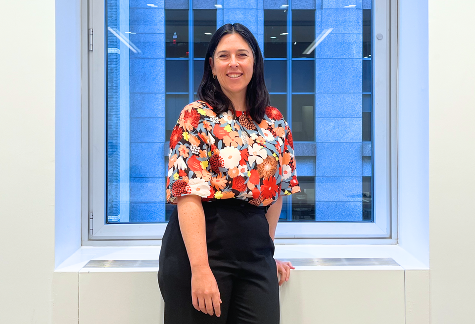 Sydney Mainster, Durst Organization's vice president of sustainability and design management, who has pioneered the recycling of architectural glass in New York.