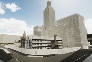 Albert square manchester town hall refurbishment june 2019