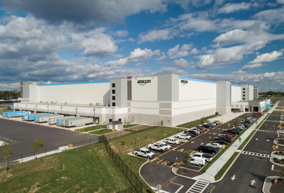 An Amazon Warehouse in Wilmington, Delaware, recently acquired by Manova Partners