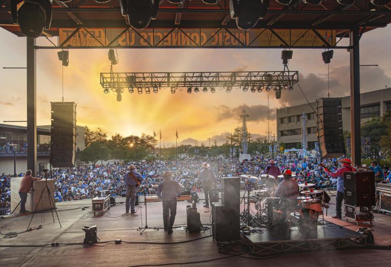 outdoor concert venue