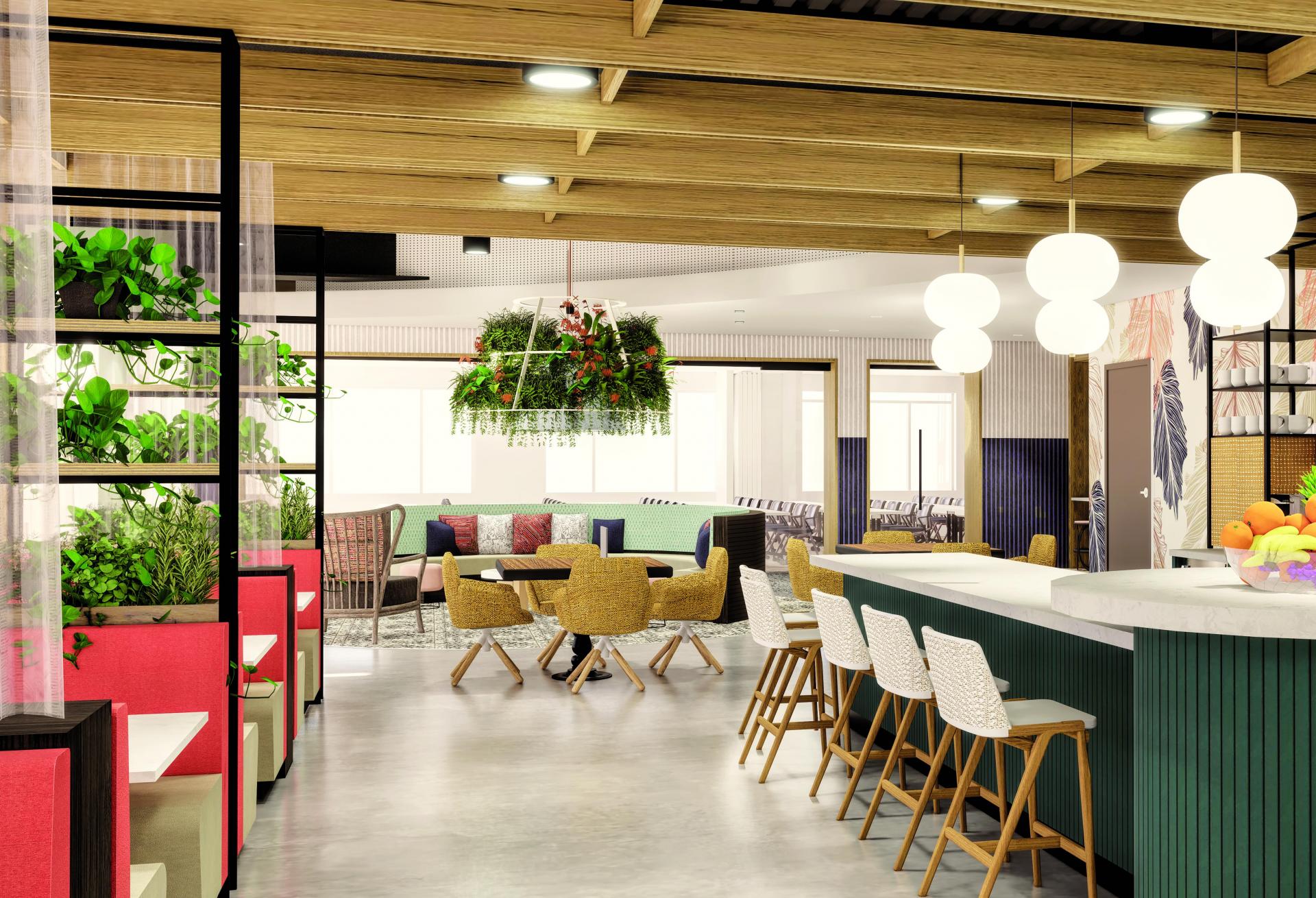 Inspired By Biophilic Design, An Updated Maryland Office Building Puts Employee Wellness First 