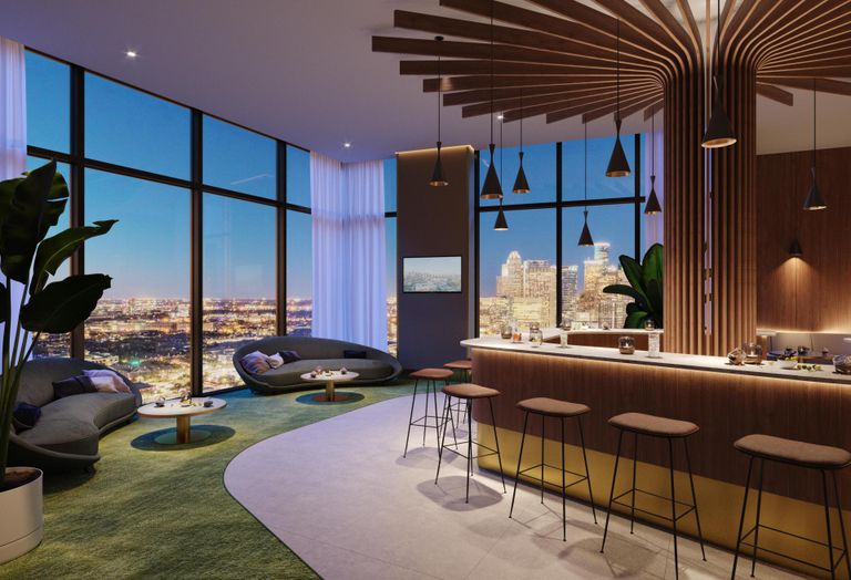 Resident skybar at Drewery Place 