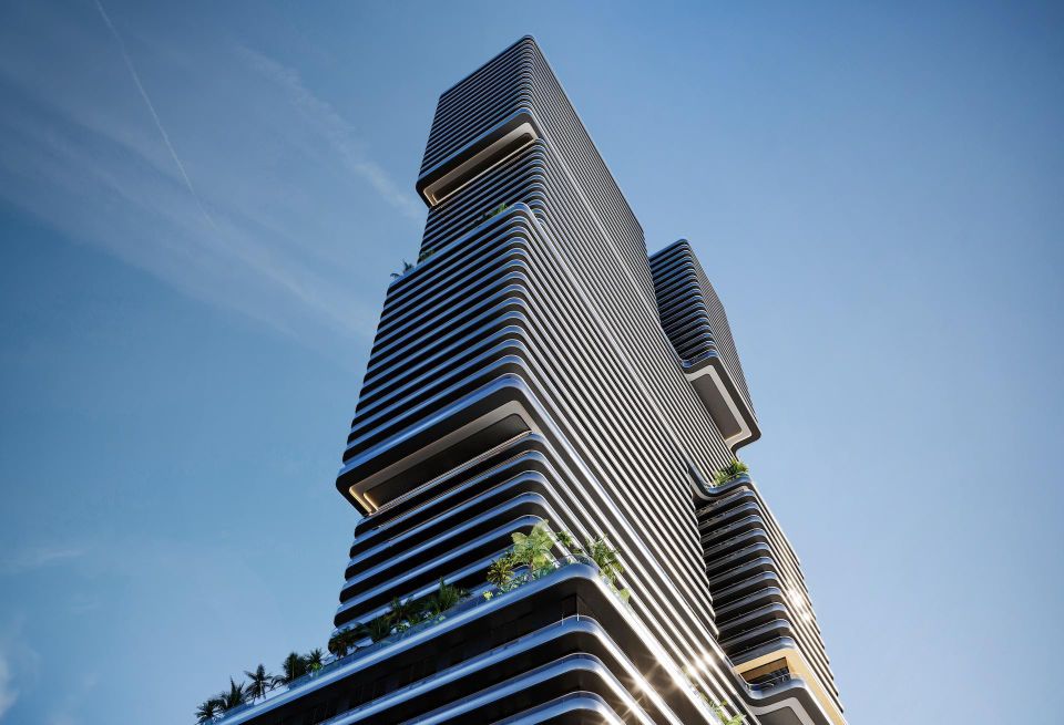Mercedes-Benz Places Brickell Miami 1 Southside Park JDS Development Below Upshot