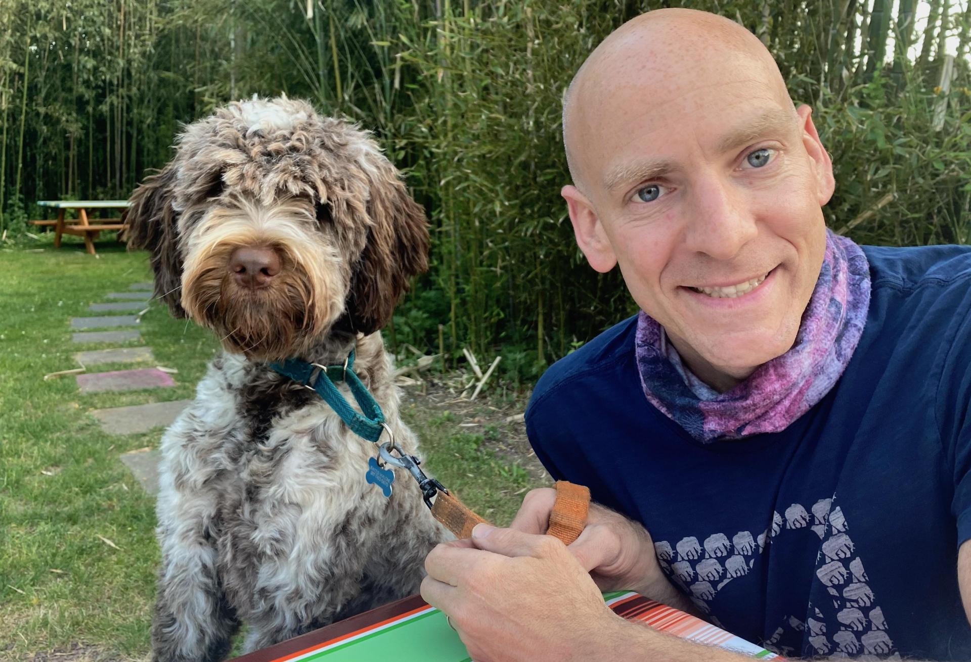 Rick Gropper And His Dog Bates