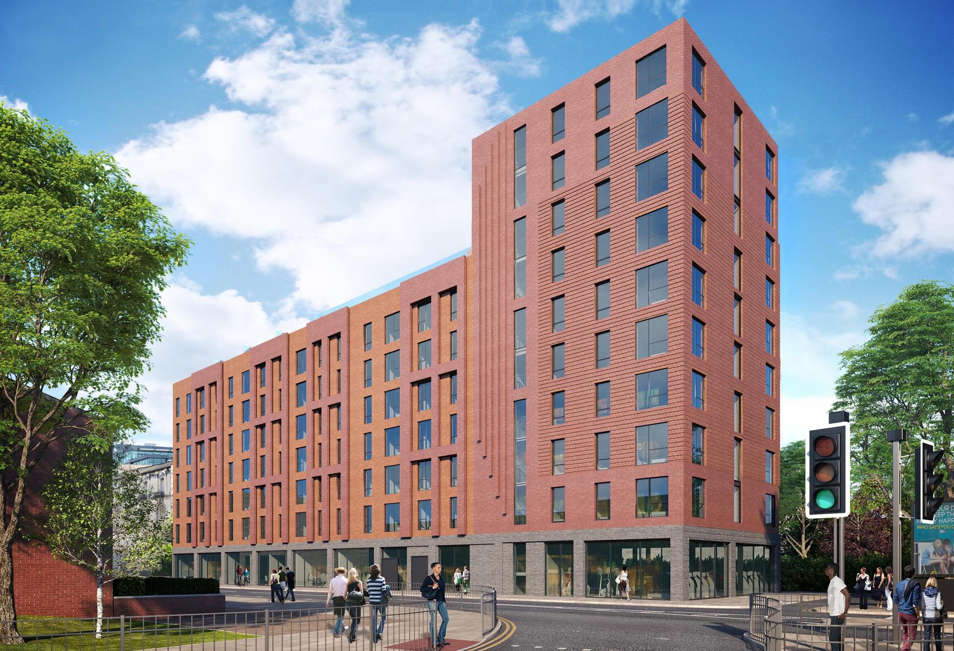 

A £35 million homes development featuring plans for private cinemas and gyms for residents has been proposed for Bolton town centre.

 

The new build, which is subject to planning permission, would feature 258 apartments and four town houses.

 

It is the latest in a series of announcements as part of Bolton Council’s £1bn masterplan to redevelop the town centre.

 

The residential development, proposed by Bolton-based company Forshaw, would be built on land fronting St Georges Road between Bark Street and Back Bark Street.