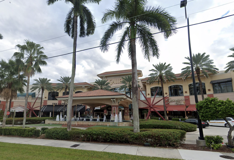 Galleria Mall in Fort Lauderdale at 2414 E. Sunrise Blvd.