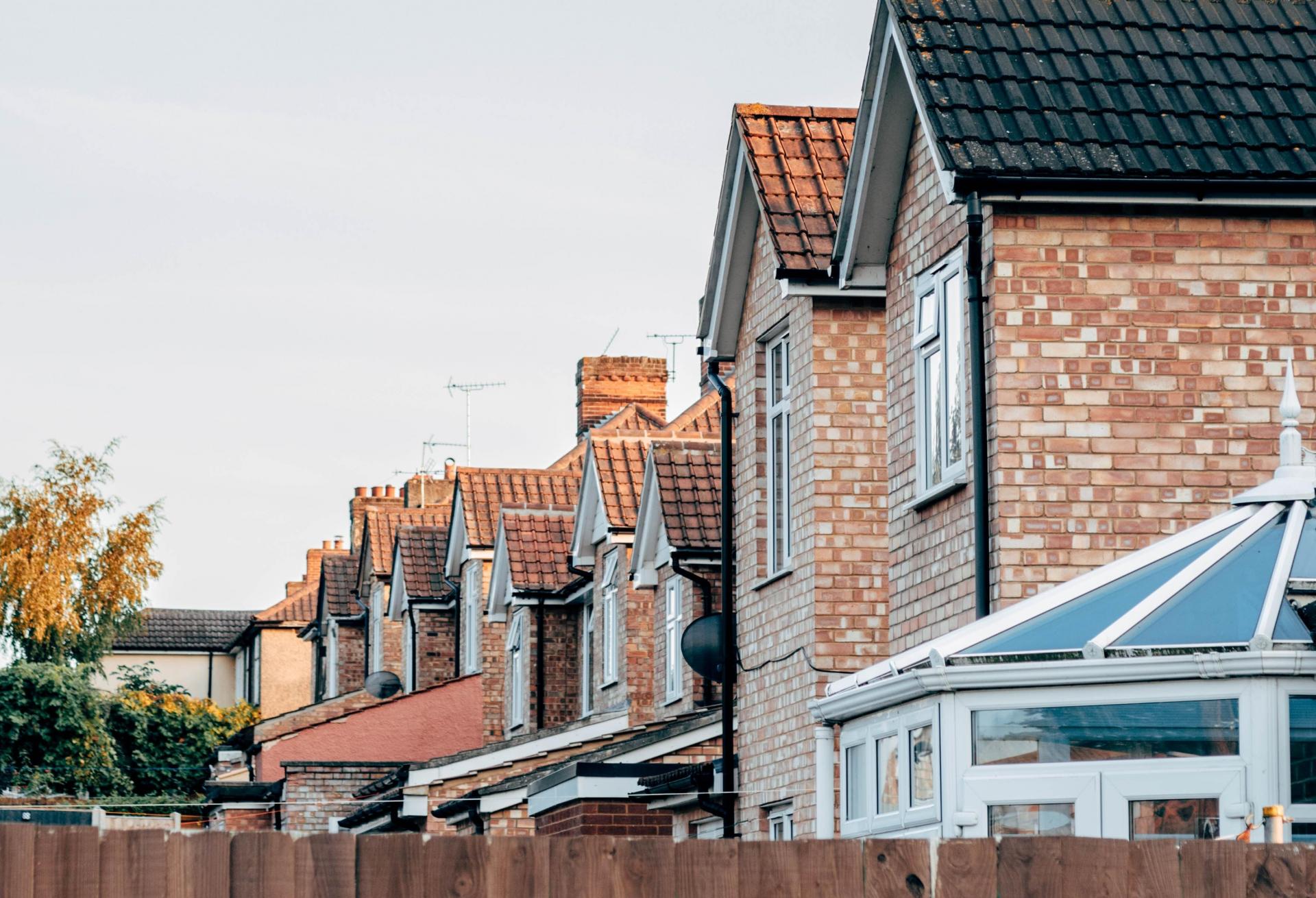 Row of homes