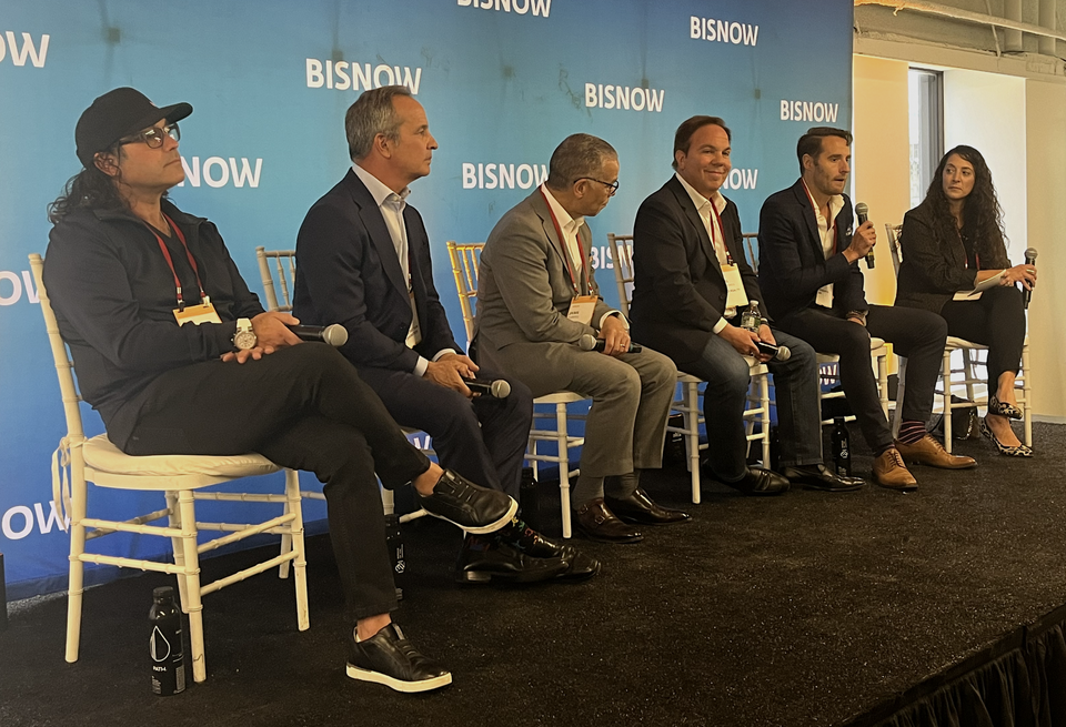 Infuse Hospitality's Michael Schultz, Talisen Construction Corp.'s Joseph Rigazio, Apollo Global Management's Jaime Fuertes, Marx Realty's Craig Deitelzweig, Serendipity Labs' Simon Moore and HDR's Danielle Masucci