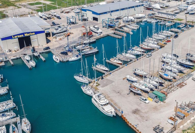 Photo of boats at Larsen Marine